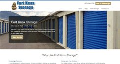 Desktop Screenshot of fortsmithstorageunits.com