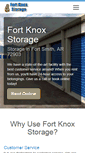 Mobile Screenshot of fortsmithstorageunits.com